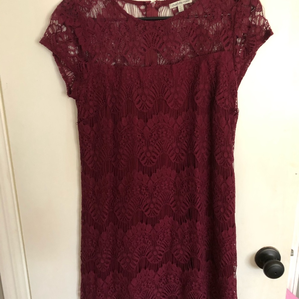 Lace mini dress